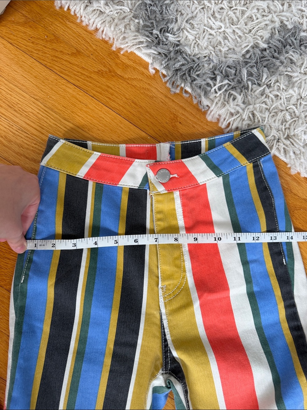 Free People Striped Bell Bottoms - Picture 7 of 9
